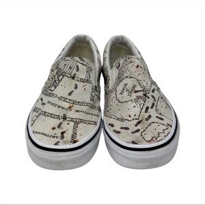 Vans x Harry Potter Marauders Map Classic Slip-On Shoes